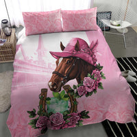 Kentucky Horse Racing Bedding Set Mint Julep Cocktail