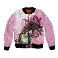 Kentucky Horse Racing Bomber Jacket Mint Julep Cocktail