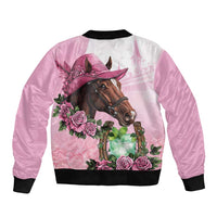 Kentucky Horse Racing Bomber Jacket Mint Julep Cocktail