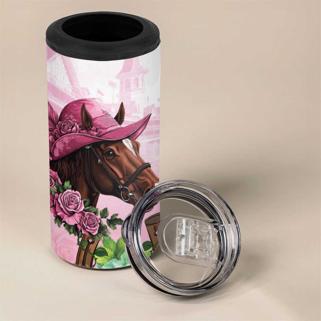 Kentucky Horse Racing 4 in 1 Can Cooler Tumbler Mint Julep Cocktail