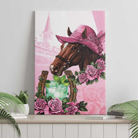 Kentucky Horse Racing Canvas Wall Art Mint Julep Cocktail