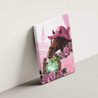Kentucky Horse Racing Canvas Wall Art Mint Julep Cocktail