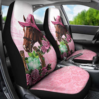 Kentucky Horse Racing Car Seat Cover Mint Julep Cocktail