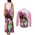 Kentucky Horse Racing Couples Matching Tank Maxi Dress and Long Sleeve Button Shirt Mint Julep Cocktail
