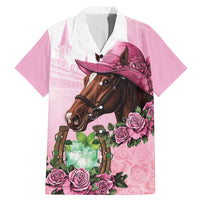 Kentucky Horse Racing Family Matching Mermaid Dress and Hawaiian Shirt Mint Julep Cocktail