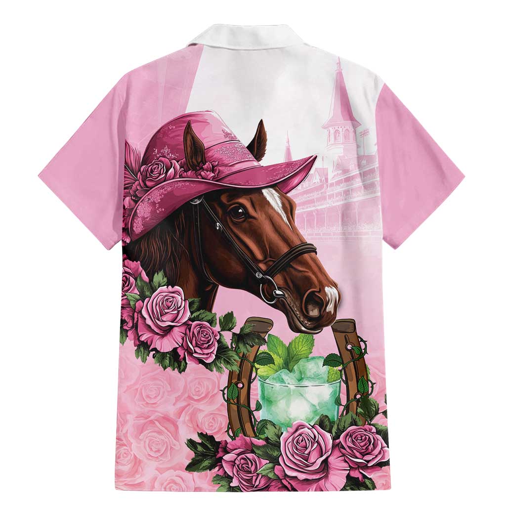 Kentucky Horse Racing Family Matching Mermaid Dress and Hawaiian Shirt Mint Julep Cocktail
