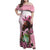 Kentucky Horse Racing Family Matching Off Shoulder Maxi Dress and Hawaiian Shirt Mint Julep Cocktail