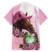 Kentucky Horse Racing Family Matching Short Sleeve Bodycon Dress and Hawaiian Shirt Mint Julep Cocktail