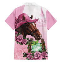 Kentucky Horse Racing Family Matching Summer Maxi Dress and Hawaiian Shirt Mint Julep Cocktail