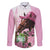 Kentucky Horse Racing Family Matching Tank Maxi Dress and Hawaiian Shirt Mint Julep Cocktail