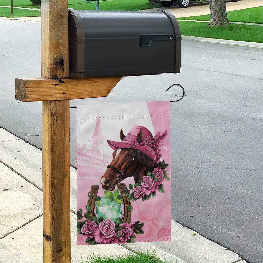 Kentucky Horse Racing Garden Flag Mint Julep Cocktail