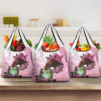 Kentucky Horse Racing Grocery Bag Mint Julep Cocktail