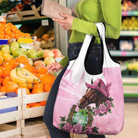 Kentucky Horse Racing Grocery Bag Mint Julep Cocktail