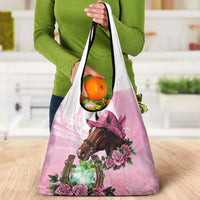 Kentucky Horse Racing Grocery Bag Mint Julep Cocktail