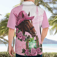 Kentucky Horse Racing Hawaiian Shirt Mint Julep Cocktail