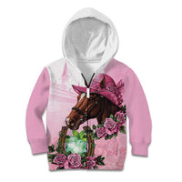 Kentucky Horse Racing Kid Hoodie Mint Julep Cocktail
