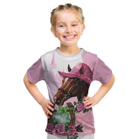 Kentucky Horse Racing Kid T Shirt Mint Julep Cocktail