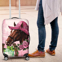 Kentucky Horse Racing Luggage Cover Mint Julep Cocktail