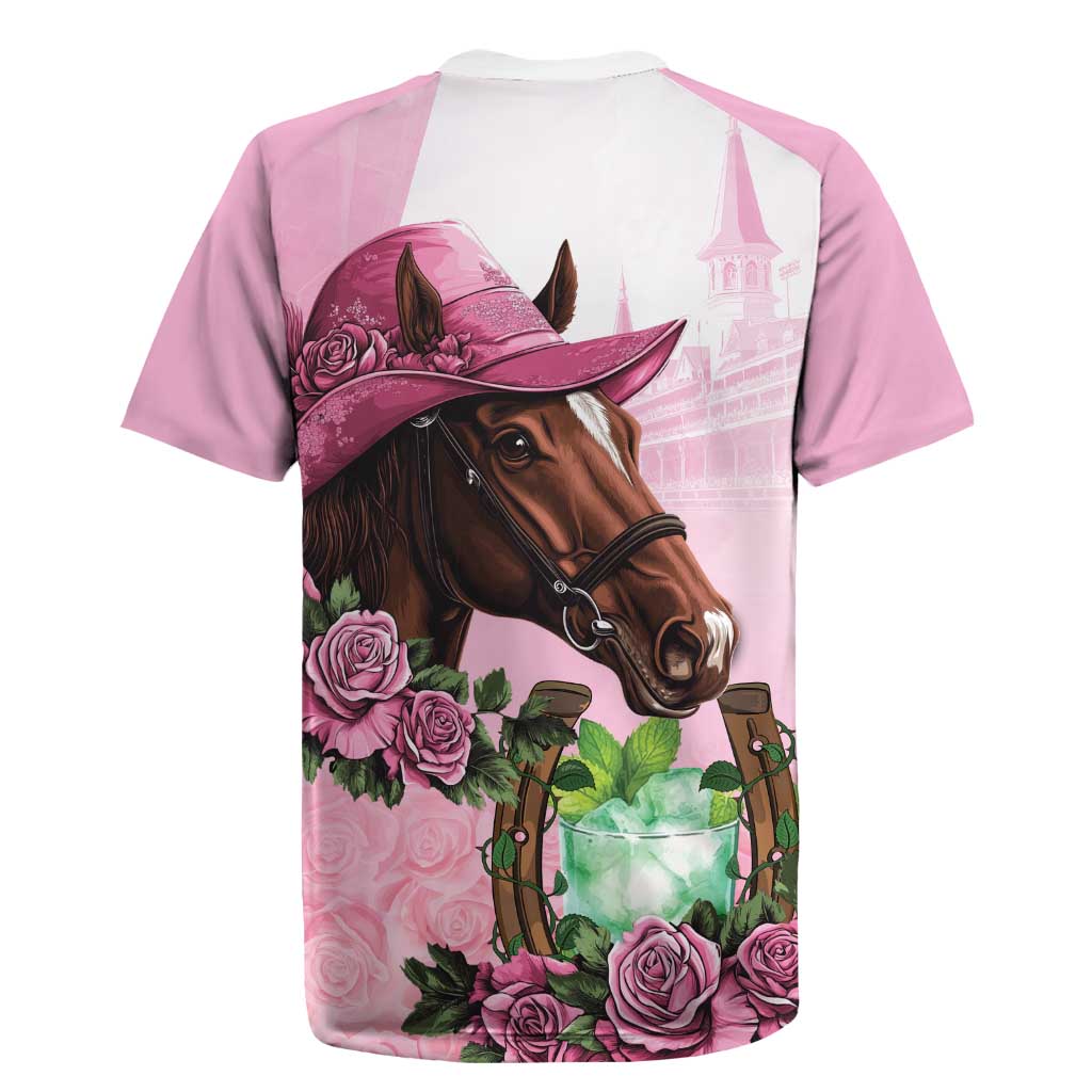 Kentucky Horse Racing Rugby Jersey Mint Julep Cocktail