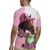 Kentucky Horse Racing Rugby Jersey Mint Julep Cocktail