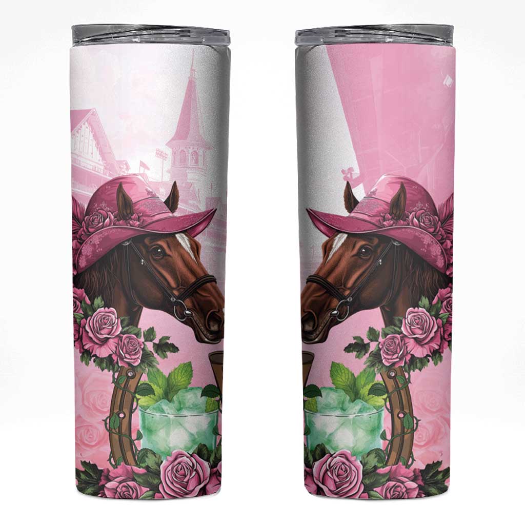 Kentucky Horse Racing Skinny Tumbler Mint Julep Cocktail
