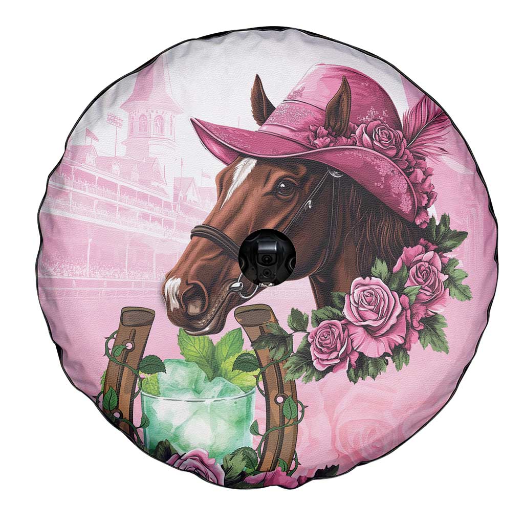 Kentucky Horse Racing Spare Tire Cover Mint Julep Cocktail