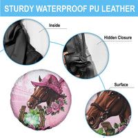 Kentucky Horse Racing Spare Tire Cover Mint Julep Cocktail