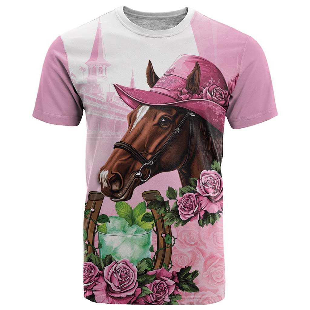 Kentucky Horse Racing T Shirt Mint Julep Cocktail