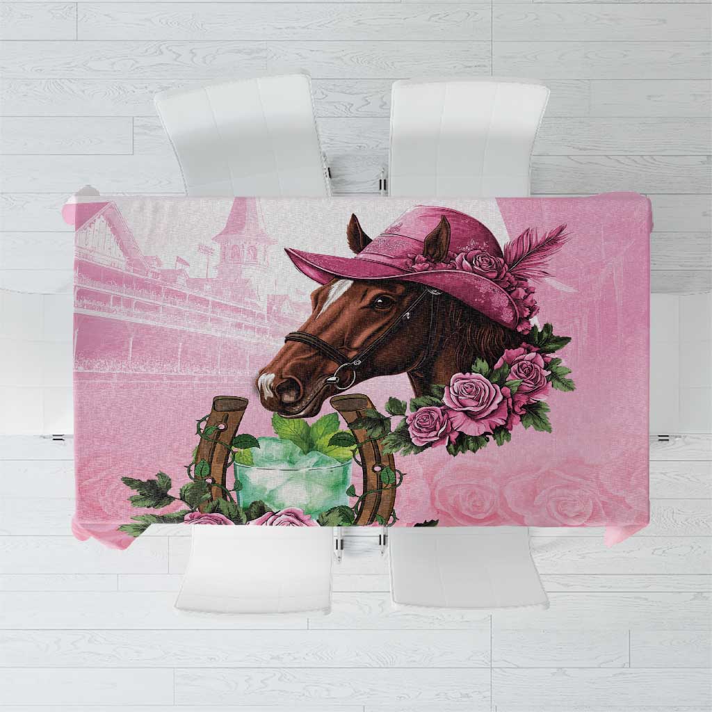 Kentucky Horse Racing Tablecloth Mint Julep Cocktail