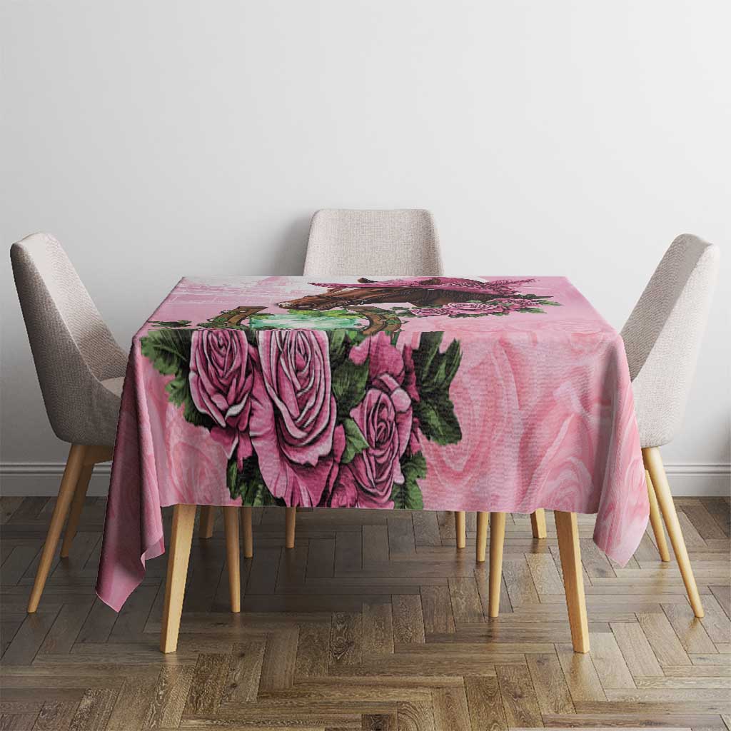 Kentucky Horse Racing Tablecloth Mint Julep Cocktail