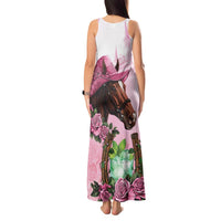 Kentucky Horse Racing Tank Maxi Dress Mint Julep Cocktail