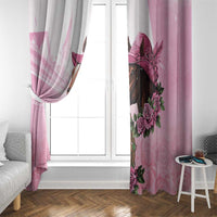 Kentucky Horse Racing Window Curtain Mint Julep Cocktail