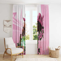 Kentucky Horse Racing Window Curtain Mint Julep Cocktail