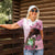 Kentucky Horse Racing Women Polo Shirt Mint Julep Cocktail