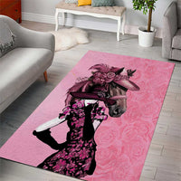 Kentucky Horse Racing Area Rug Derby Ladies With Roses