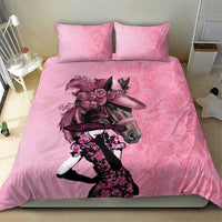 Kentucky Horse Racing Bedding Set Derby Ladies With Roses