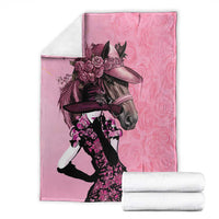 Kentucky Horse Racing Blanket Derby Ladies With Roses