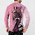 Kentucky Horse Racing Button Sweatshirt Derby Ladies With Roses