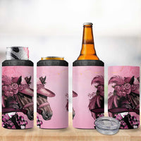 Kentucky Horse Racing 4 in 1 Can Cooler Tumbler Derby Ladies With Roses