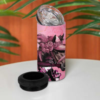 Kentucky Horse Racing 4 in 1 Can Cooler Tumbler Derby Ladies With Roses