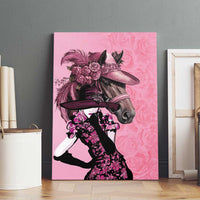 Kentucky Horse Racing Canvas Wall Art Derby Ladies With Roses