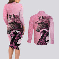 Kentucky Horse Racing Couples Matching Long Sleeve Bodycon Dress and Long Sleeve Button Shirt Derby Ladies With Roses