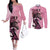Kentucky Horse Racing Couples Matching Off The Shoulder Long Sleeve Dress and Long Sleeve Button Shirt Derby Ladies With Roses