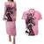 Kentucky Horse Racing Couples Matching Puletasi and Hawaiian Shirt Derby Ladies With Roses