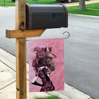 Kentucky Horse Racing Garden Flag Derby Ladies With Roses