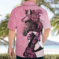 Kentucky Horse Racing Hawaiian Shirt Derby Ladies With Roses