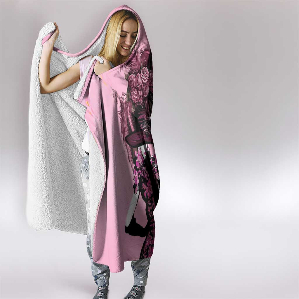 Kentucky Horse Racing Hooded Blanket Derby Ladies With Roses