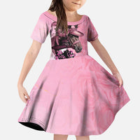 Kentucky Horse Racing Kid Short Sleeve Dress Derby Ladies With Roses