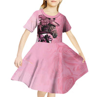 Kentucky Horse Racing Kid Short Sleeve Dress Derby Ladies With Roses