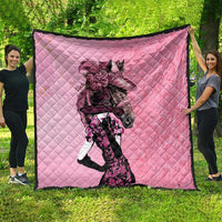 Kentucky Horse Racing Quilt Derby Ladies With Roses